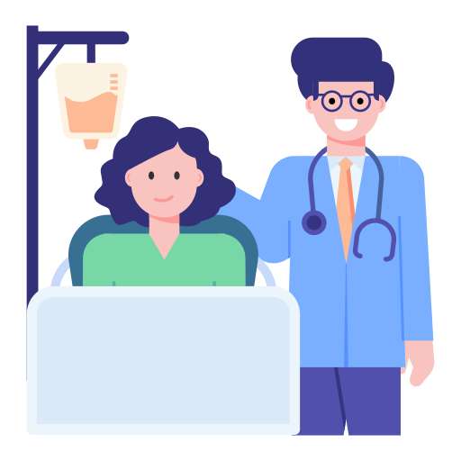 安排醫師巡診進行護理、營養、復健評估